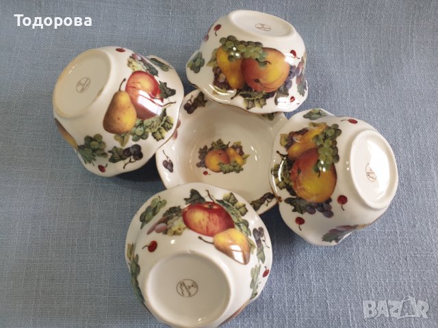 Порцеланови купички за сладко-Еngland collection royal porcelain, снимка 4 - Сервизи - 40956800