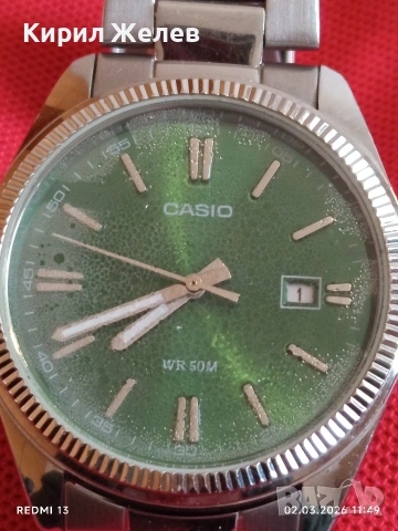 Класически модел мъжки часовник CASIO много красив стилен 53752, снимка 3 - Мъжки - 53677233