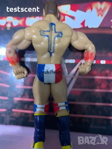 Екшън фигура WWE Rene Dupree Рене Дюпри France Ruthless Aggression Adrenaline играчка CUSTOM, снимка 6 - Колекции - 48361516