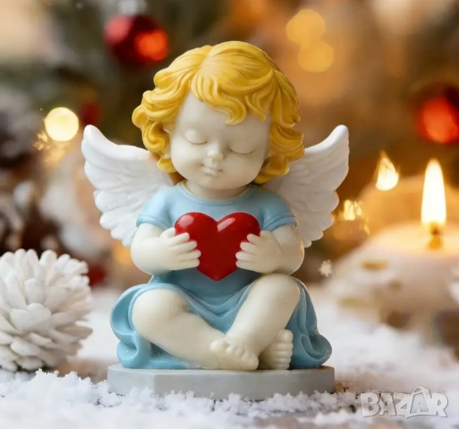 Молд ангел със сърце (9)