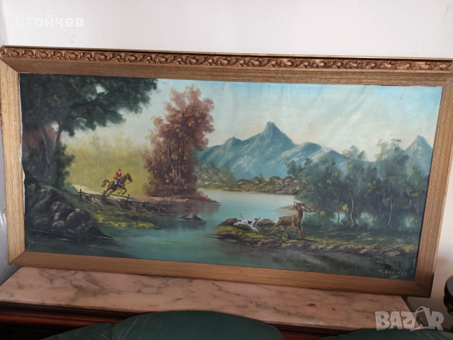 Голяма испанска картина маслени бои