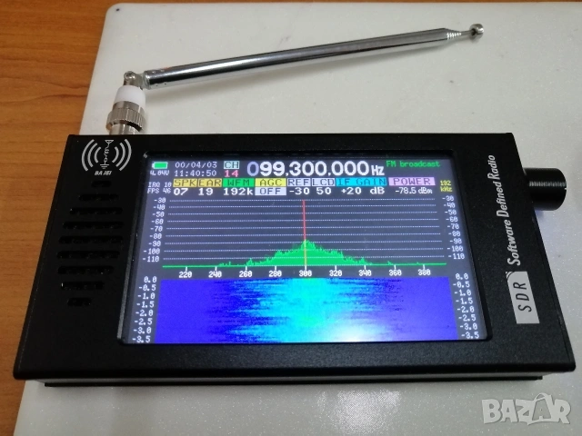 Deep SDR 101 всевълнов радиоприемник, снимка 5 - Радиокасетофони, транзистори - 53824007