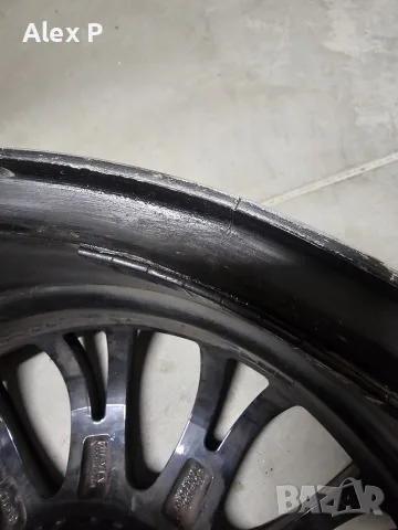 Продавам 1 бр. 19" алуминиева джанта Axxion AX1 Avera – 5x112, снимка 3 - Гуми и джанти - 56093597