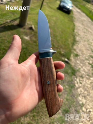 Ловен нож от лагер кован шх15. , снимка 5 - Ножове - 50556243