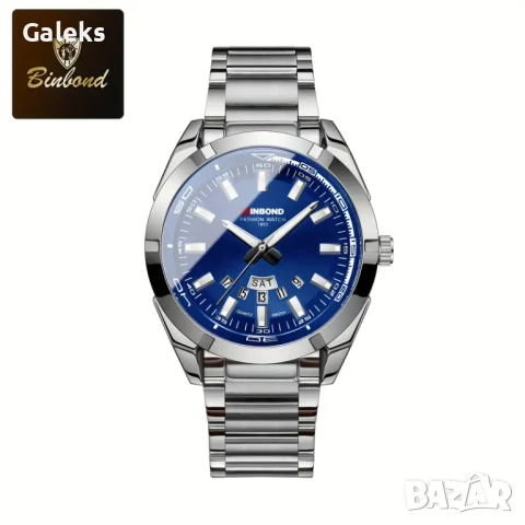 Мъжки класически кварцов часовник BinbonD Classic* С бизнес визия /металик!, снимка 10 - Мъжки - 49608369