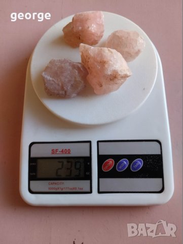 Розов кварц - произход Мозамбик - необработен минерал, снимка 16 - Други ценни предмети - 40551027