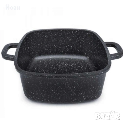 Комплект тенджери – Cheffinger от 3 части с мраморно покритие и капаци + подарък 2 ръкавици, снимка 3 - Съдове за готвене - 53123060