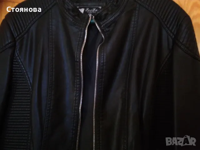 Дамско кожено яке , снимка 4 - Якета - 47392288