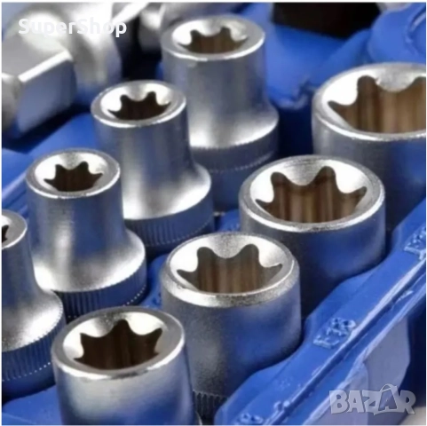 Професионален комплект гедоре 108 части UKC инструменти в куфар, снимка 4 - Куфари с инструменти - 52398398