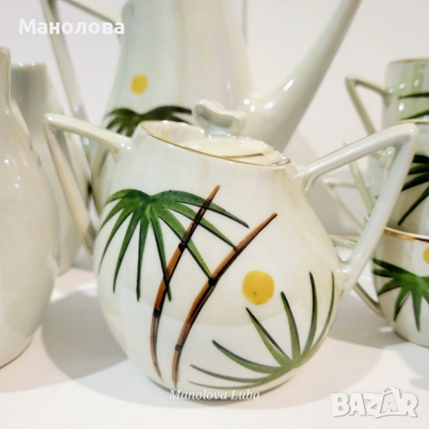 Порцеланов сервиз СИП /фабрика Стойко Иванов Пеев/, снимка 2 - Антикварни и старинни предмети - 52437890