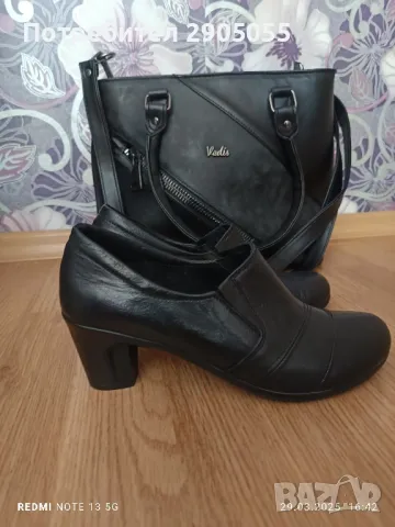 Нови дамски обувки естествена кожа , снимка 8 - Дамски обувки на ток - 49689260