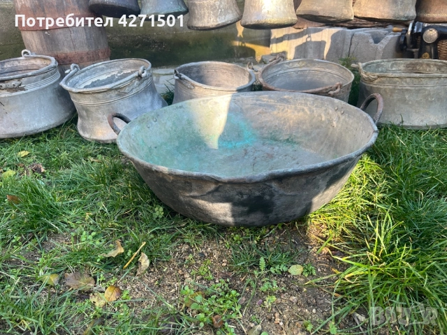 Стари менци и чанове тави, снимка 3 - Колекции - 52798458