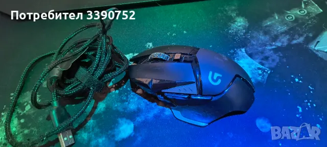 Logitech g502 мишка, снимка 1 - Клавиатури и мишки - 47645657