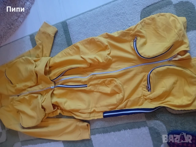 Комплект полаи якенце с ципове от плътно памучно трико 