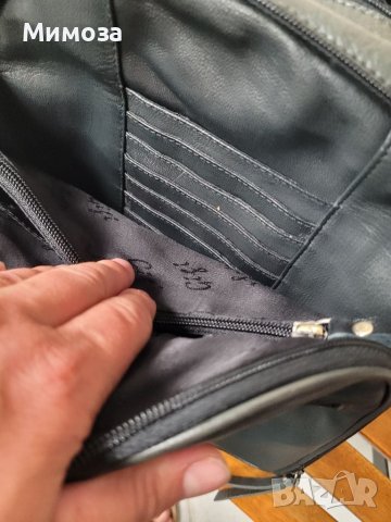 Gigi естествена кожа черна раница( 290€ в интернет), снимка 11 - Раници - 41384649