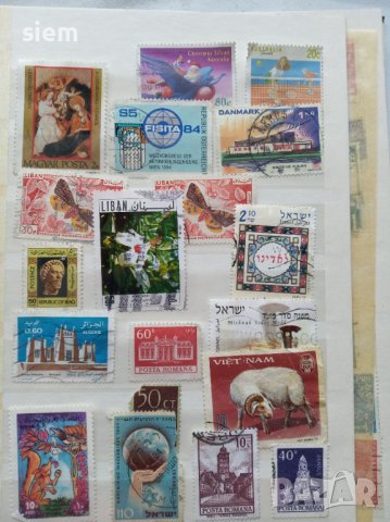 Много марки от България и света, снимка 9 - Филателия - 41797460