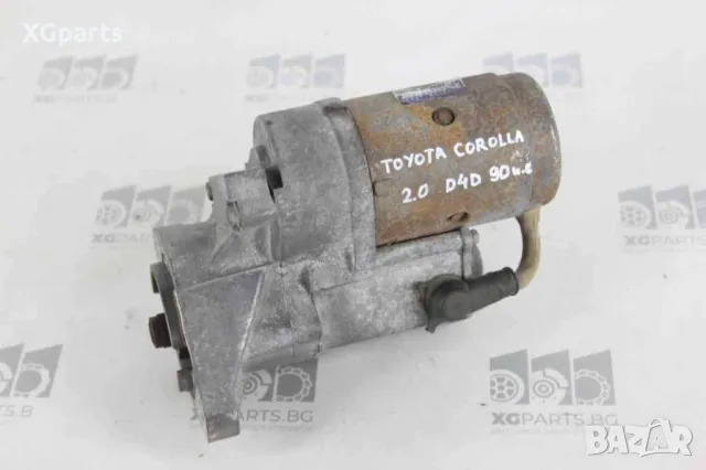 Стартер за Toyota Corolla E12 2.0d4d 90к.с. (2001-2007) 28100-64430, снимка 2 - Части - 50186111