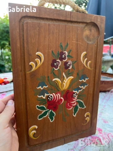 Ръчно рисувана дъска за рязане, снимка 4 - Декорация за дома - 51514153