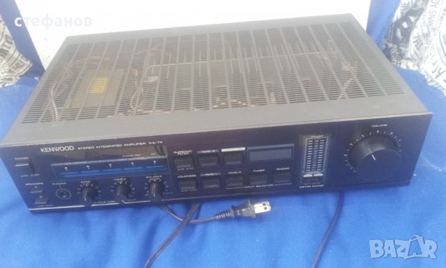 Японски усилвател KENWOOD KA-74, снимка 12 - Ресийвъри, усилватели, смесителни пултове - 39572676