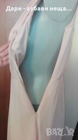 Нежна рокля на Vila, в розово🍀❤M,M/L❤🍀арт.4082, снимка 3 - Рокли - 36184138