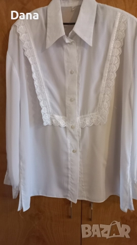 Дамски копринени и сатенена ризи ,нова риза с бродерия, снимка 3 - Ризи - 36823010