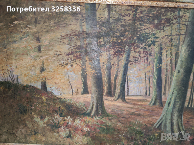 Красива стара картина , снимка 6 - Картини - 44658105