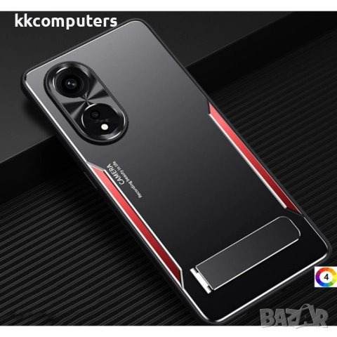 Oppo A1 Pro 5G / Reno8 T 5G / A98 5G Titanium Alloy Удароустойчив Калъф и Протектор, снимка 3 - Калъфи, кейсове - 52977173