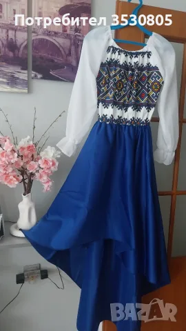 Официална рокля с шевица, снимка 3 - Рокли - 55682336