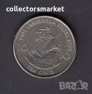 10 цента 2000, Източно Карибски Щати