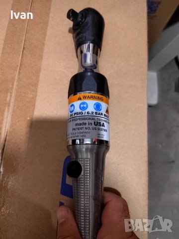  Snap on ъглов ключ пневматичен за гаечни камъни, снимка 9 - Компресори - 41847051