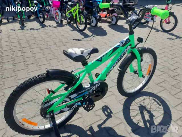 PASSATI Велосипед 20" SPARTAN зелен, снимка 4 - Велосипеди - 44583249