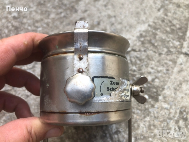 стара немска сигнална лампа /прожектор/ "DOMINIT"- WWII, снимка 12 - Антикварни и старинни предмети - 51548966