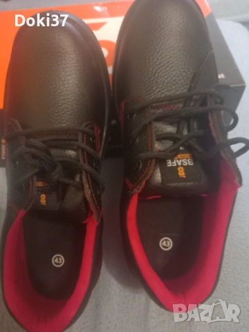 Нови кожени работни обувки 