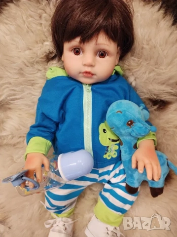 Кукла момче реборн , преродено бебе, реалистична силиконова кукла