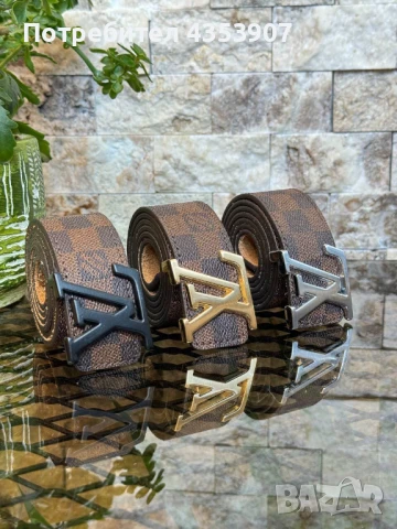 LOUIS VUITTON естествена кожа колан, снимка 4 - Колани - 50973903