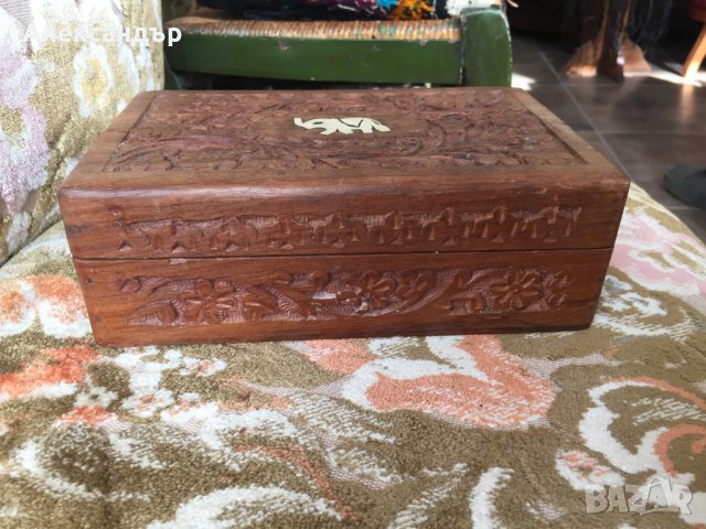 Дървена кутия №3391, снимка 3 - Антикварни и старинни предмети - 39595312