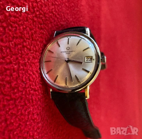 Eterna Matic 3000 Автомат 60те Винтидж Часовник, снимка 5 - Мъжки - 53592437