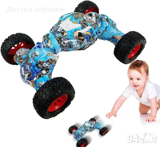 Кола каскадьорска инерционна в два цвята , снимка 8 - Коли, камиони, мотори, писти - 48569951