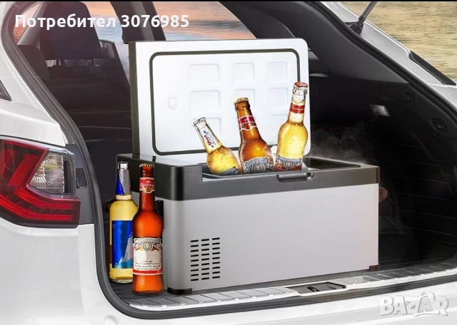 Компресорен хладилник и фризер за кола 30 литра 12/24/220 V, 45W