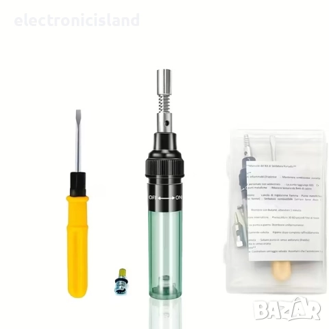 Газов преносим поялник с пропан бутан и регулируема температура, инструмент за заваряване