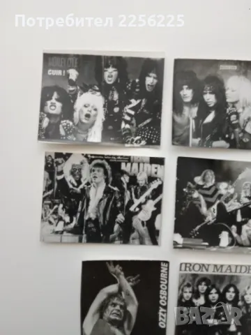 Лот стари картички на метъл групи (лот 14), снимка 5 - Колекции - 49880088