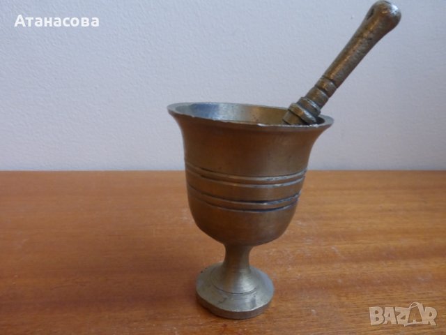 Малко хаванче с пестик хаван 1940 г, снимка 4 - Антикварни и старинни предмети - 44244366