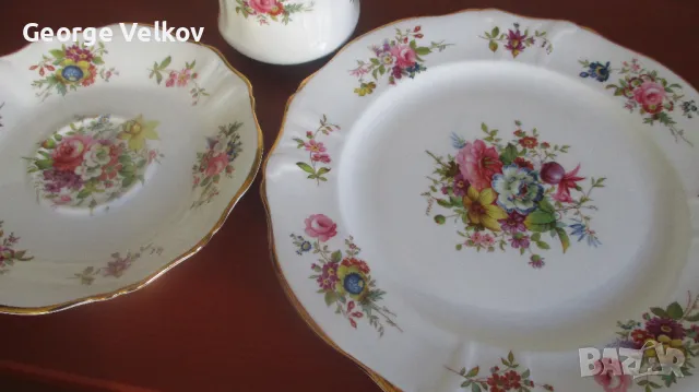 Hammersley Howard Sprays (Хамърсли),троен сет кафе/чай, снимка 4 - Сервизи - 49471855