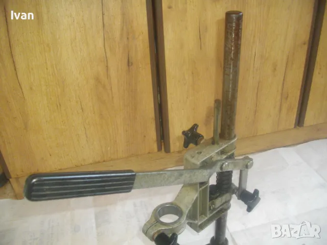 AEG BST717 WEST GERMANY МАСИВНА 6,0 кг СТОЙКА ЗА БОРМАШИНА РАБОТЕН ХОД 0-70мм СТАРО КАЧЕСТВО ФРГ, снимка 5 - Бормашини - 49132074