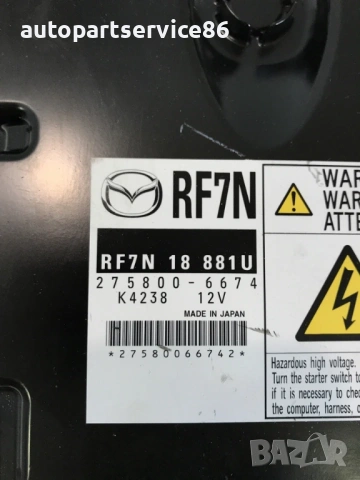 Блок за управление на двигателя (ECU) за Mazda 5 2.0D (2007) 275800-6674, RF7N18881U, снимка 3 - Части - 53699974