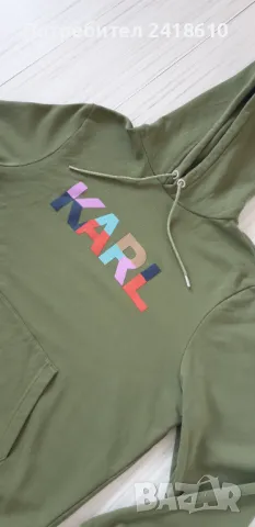 Karl Lagerfeld Print Hoodie Mens Size L ОРИГИНАЛ! Мъжки Суитчър!, снимка 4 - Суичъри - 48411244