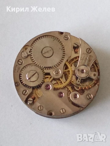 Механизъм с циферблат от стар ръчен часовник 51412, снимка 3 - Мъжки - 52252769