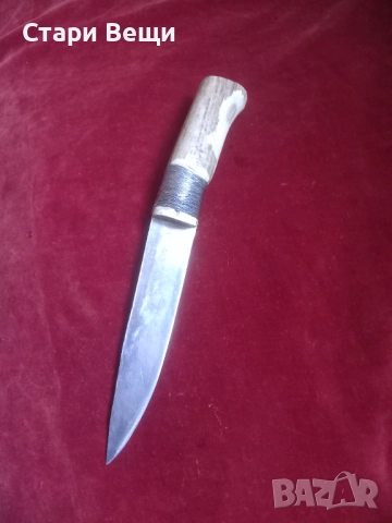 Ловен нож с дръжка от еленов рог Терна