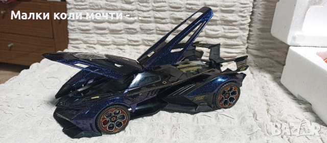 метална кола Lamborghini v12 Vision GT - 2020 . Мащаб 1:18 -, снимка 4 - Колекции - 52914335