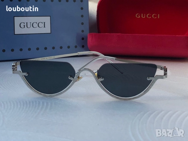 GUCCI 1:1 дамски слънчеви очила 4 цвята, снимка 9 - Слънчеви и диоптрични очила - 52915117